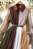 Stylish Tulle Long Sleeve Dress, A-Line Fashion Dress HZ0429