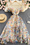 A-Line Floral Off the Shoulder Dresses, Fashion Dresses HZ0429