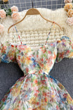 A-Line Floral Off the Shoulder Dresses, Fashion Dresses HZ0429