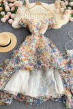 A-Line Floral Off the Shoulder Dresses, Fashion Dresses HZ0429