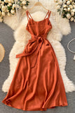 Cute Satin Short A Line Dress Fashion Dress HZ0429