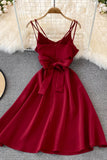 Cute V-Neck Short Dresses, A-Line Fashion Dresses HZ0429