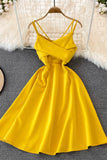 Cute V-Neck Short Dresses, A-Line Fashion Dresses HZ0429