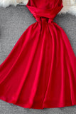 Cute Satin Short Dresses, A-Line Fashion Dresses HZ0429