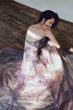Purple Strapless Tulle Long Formal Dress, A-Line Tulle Evening Dress HZ0429