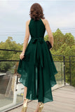 Cute Chiffon High Low Prom Dresses, A-Line Evening Dresses HZ0429
