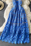 Cute V-Neck Lace Dresses A Line Party Dresses HZ0429