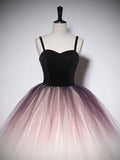 Lovely Ombre Tulle Long Ball Gown, A-Line Sweetheart Neckline Formal Evening Gown HZ0429