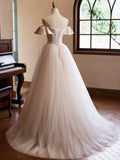 Beautiful Spaghetti Straps Floor Length Prom Dress, Champagne Sleeveless Backless Evening Party Dress HZ0429